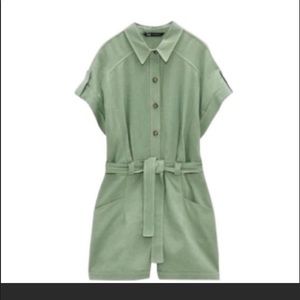 Green Zara jumpsuit